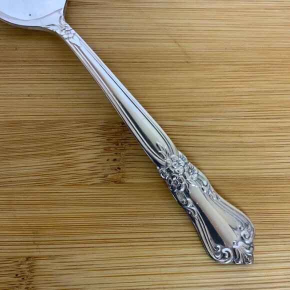 Wm A Rogers Oneida Valley Rose 1956 Set of 5 Teaspoons Silver Plate Discontinued - Picture 3 of 4